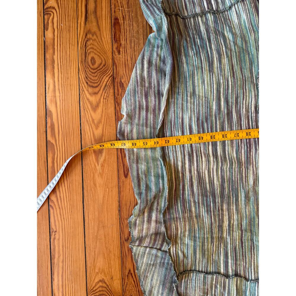 NWT earth tone boho mermaid midi dress made in Nepal, Size L - Picture 9 of 10